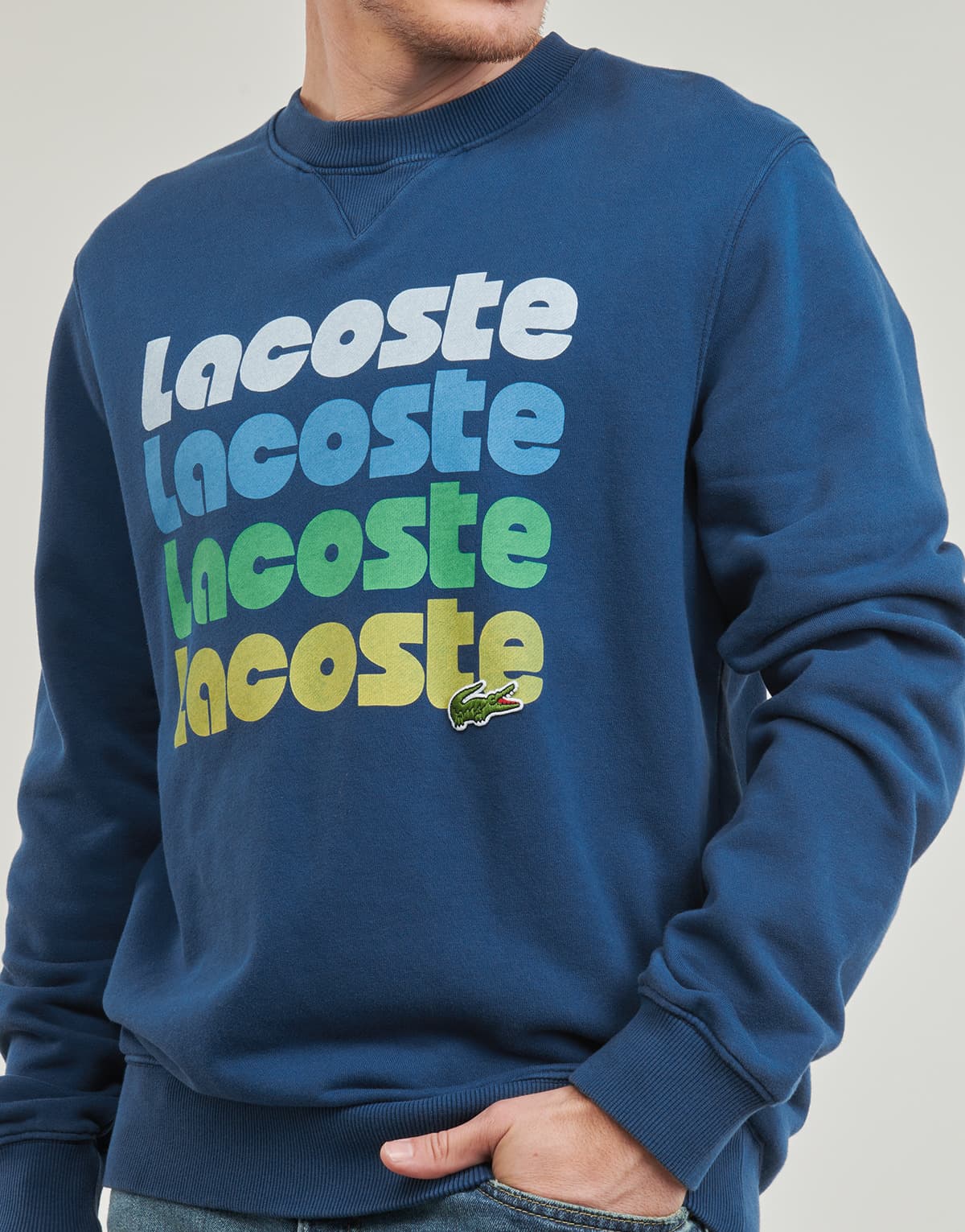 Men's Sports T-Shirts Lacoste Blue