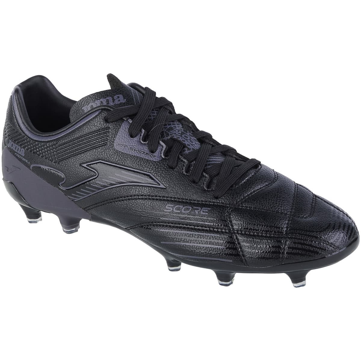 Joma Score 2301 FG SCOW2301FG Χαμηλά Ποδοσφαιρικά Παπούτσια με Τάπες Μαύρα