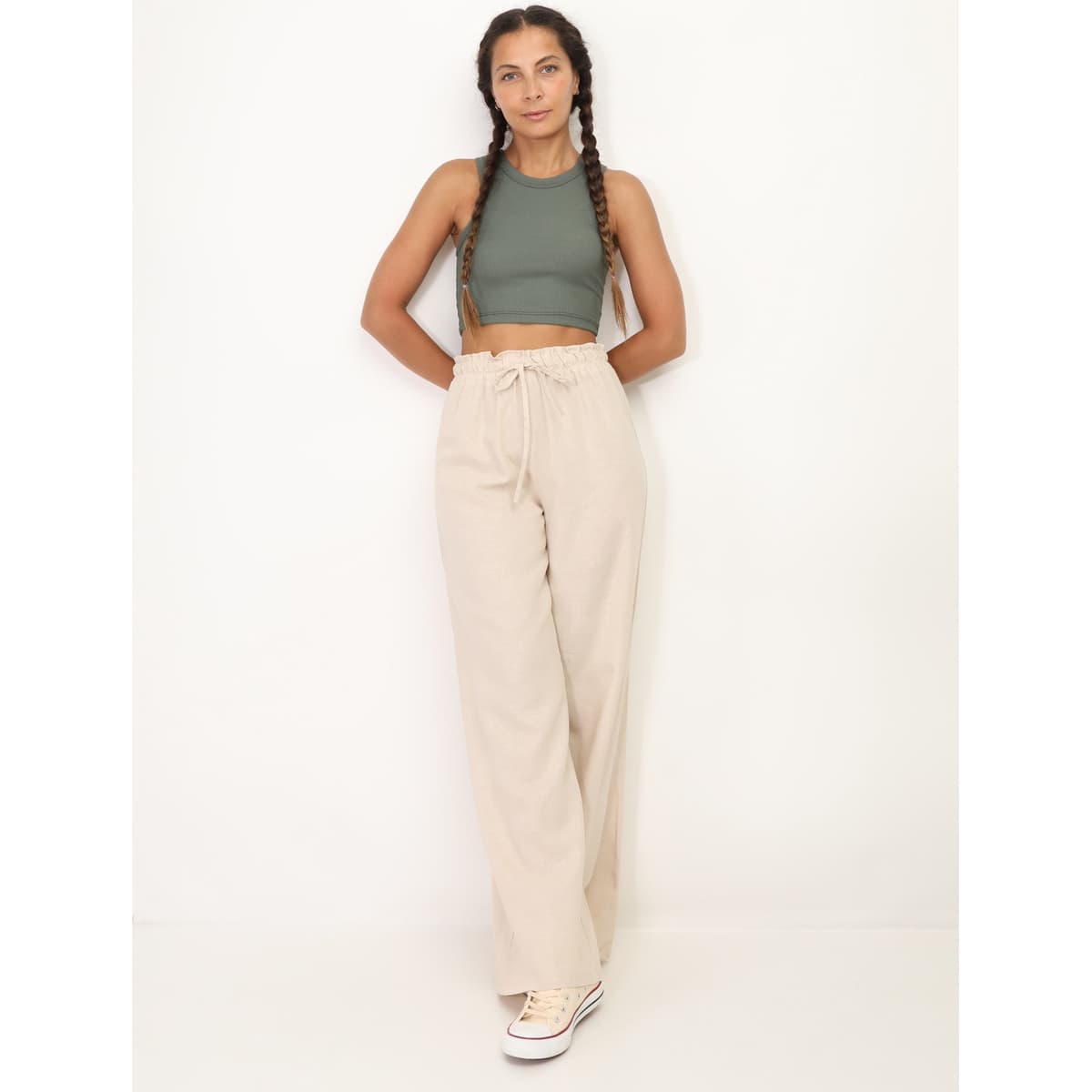 Women's Pants La Modeuse Beige
