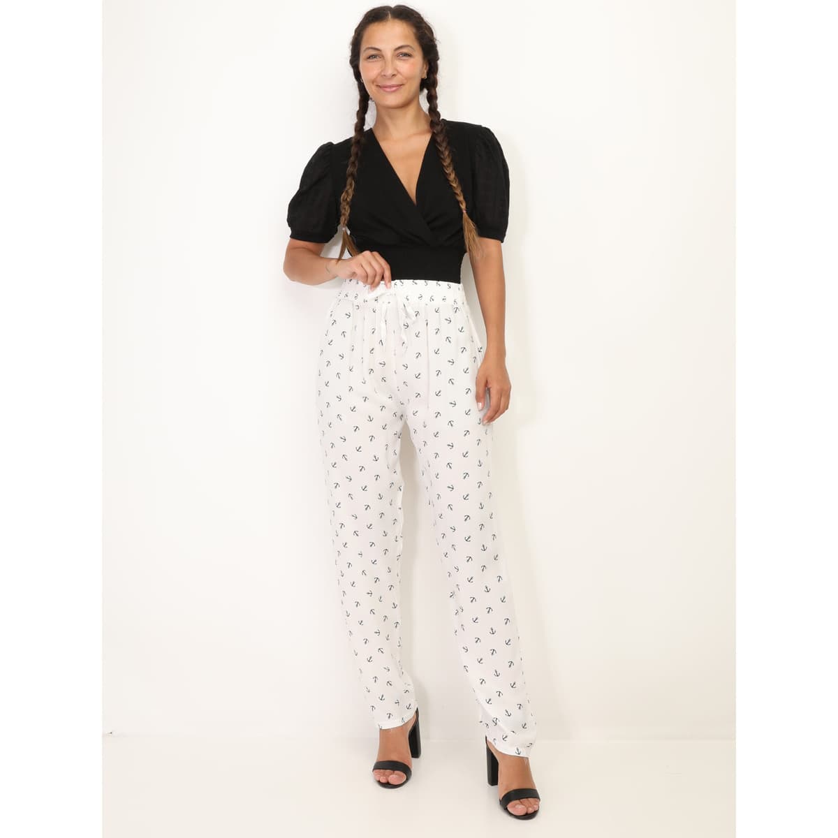 Women's Pants La Modeuse White