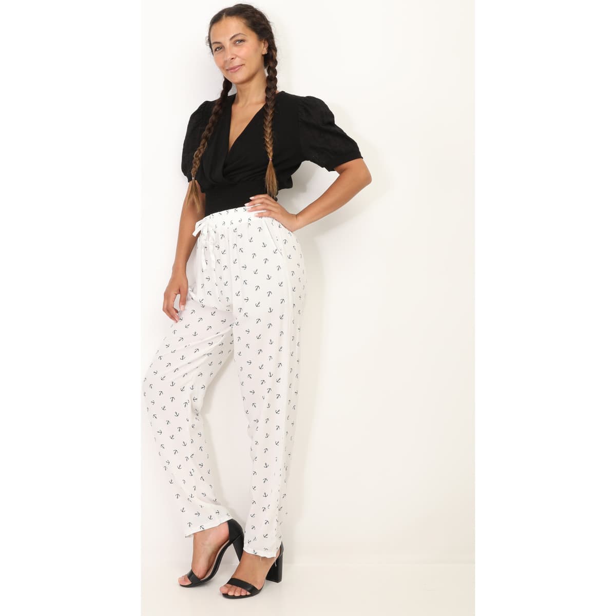 Women's Pants La Modeuse White