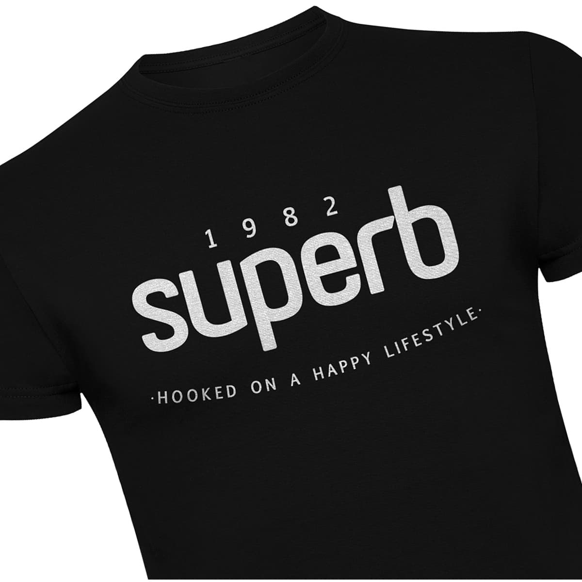 Men's T-Shirts Superb 1982 Black