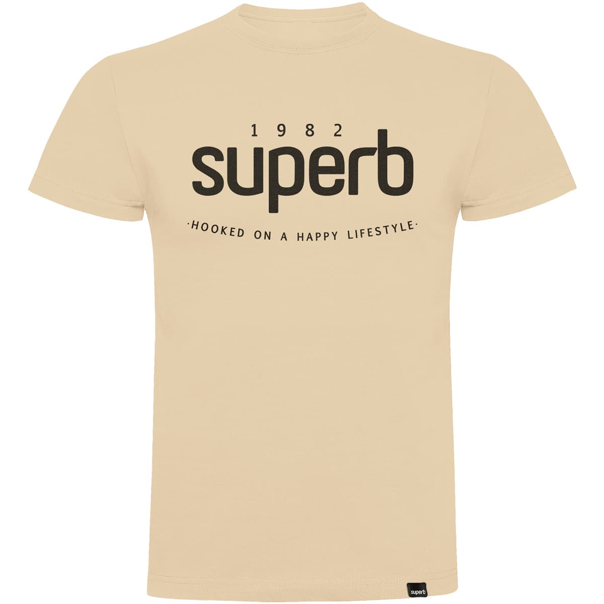 T-shirt με κοντά μανίκια Superb 1982 3000-CREAM
