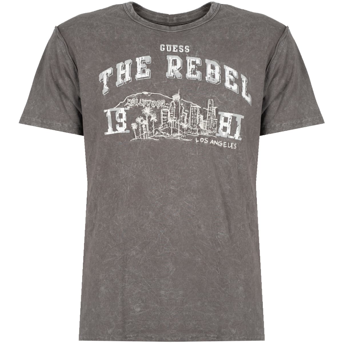 Men's T-Shirts Guess Gray