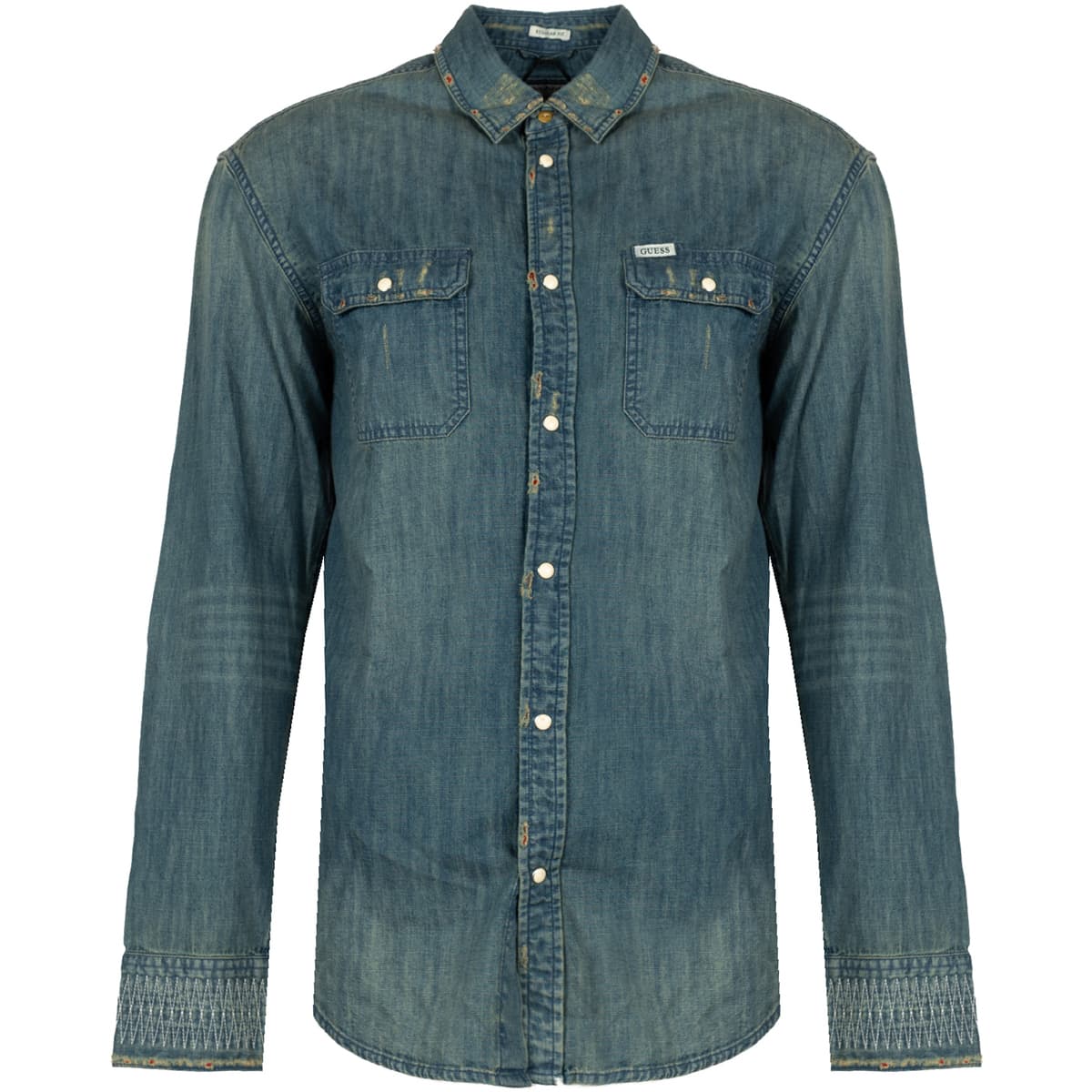 Men's Shirts Guess Blue