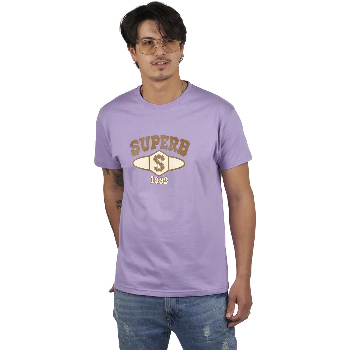 Men's T-Shirts Superb 1982 Purple