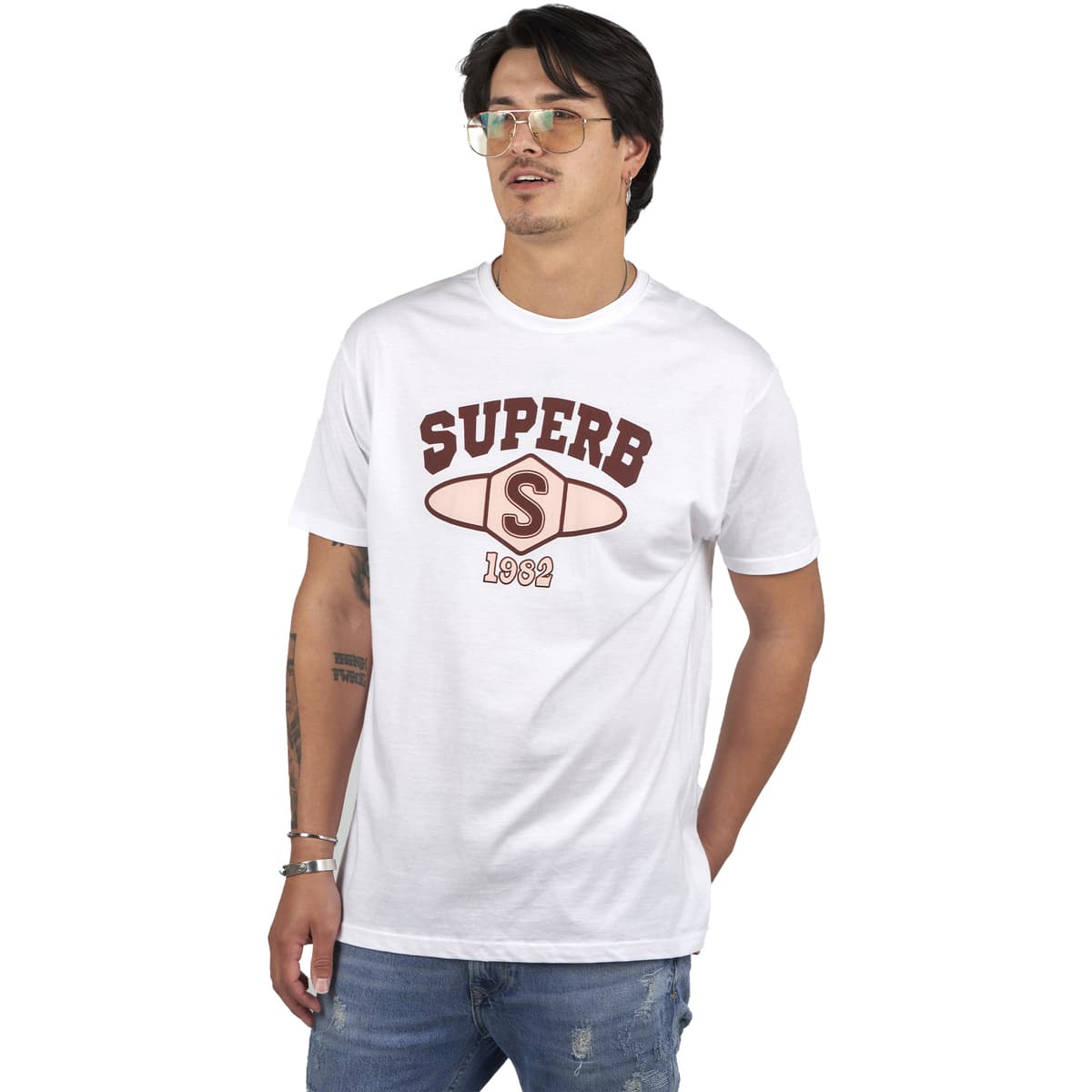 Men's T-Shirts Superb 1982 White