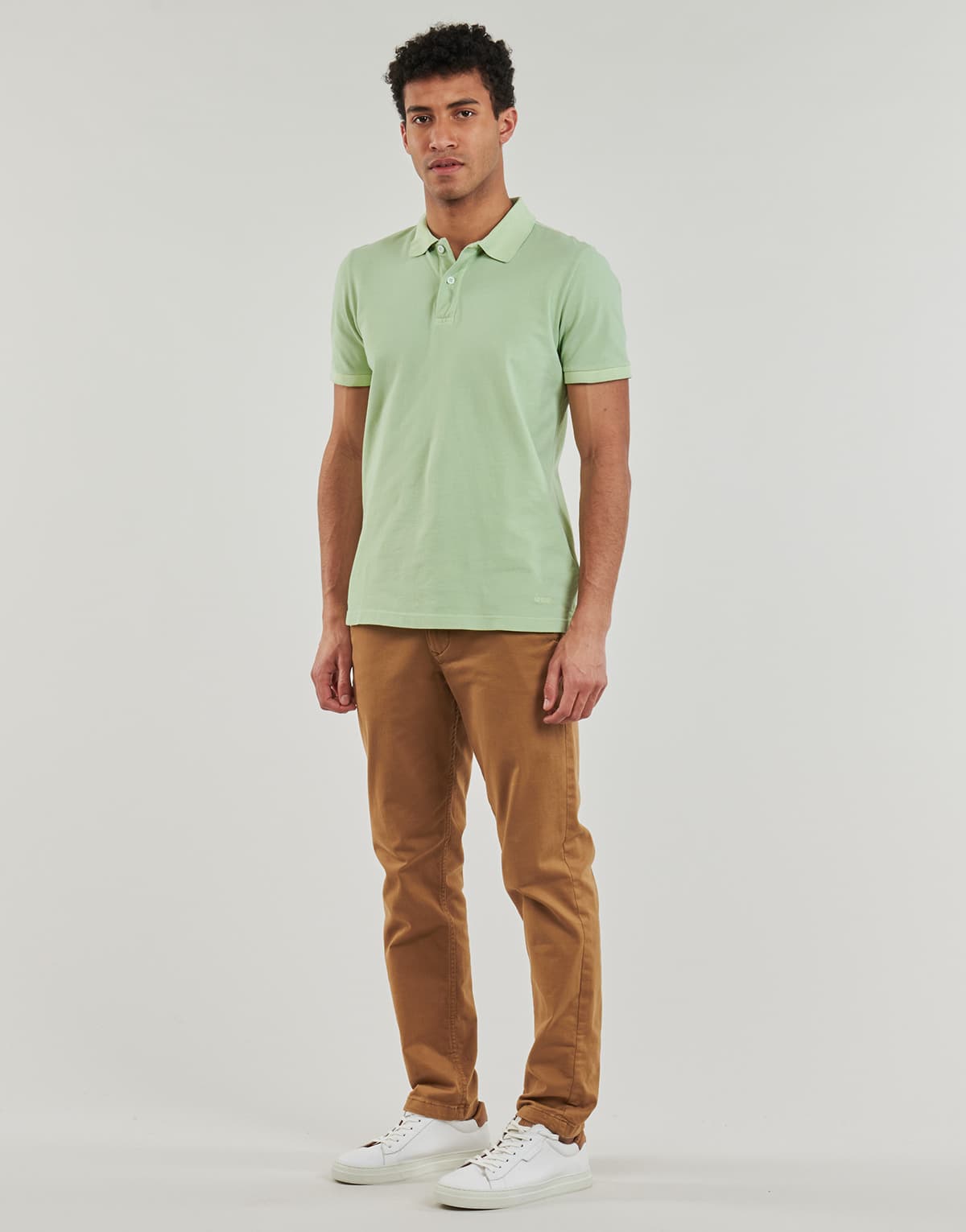 Men's Polo Shirts Geox Green