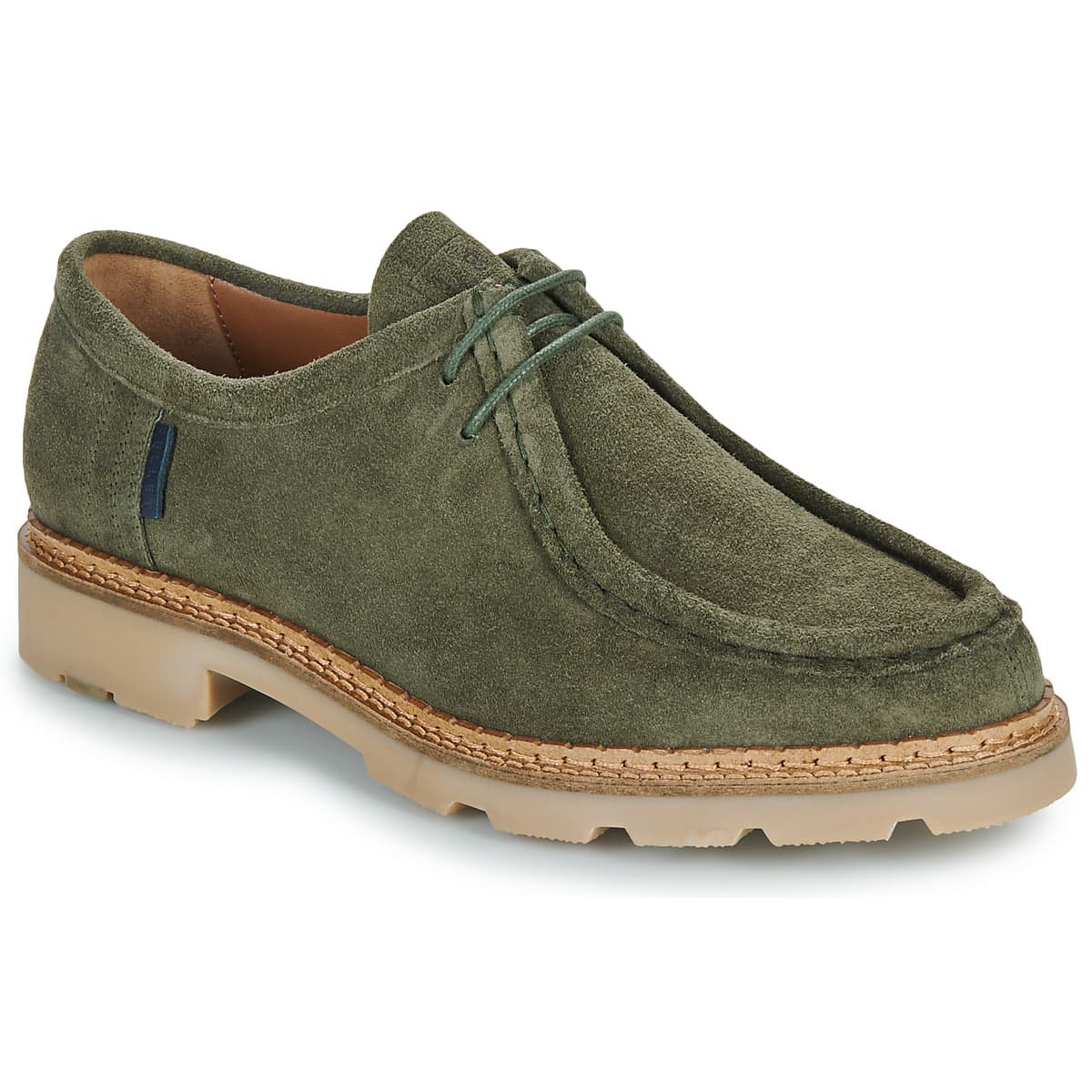 Men's Derby Shoes Pellet Khaki