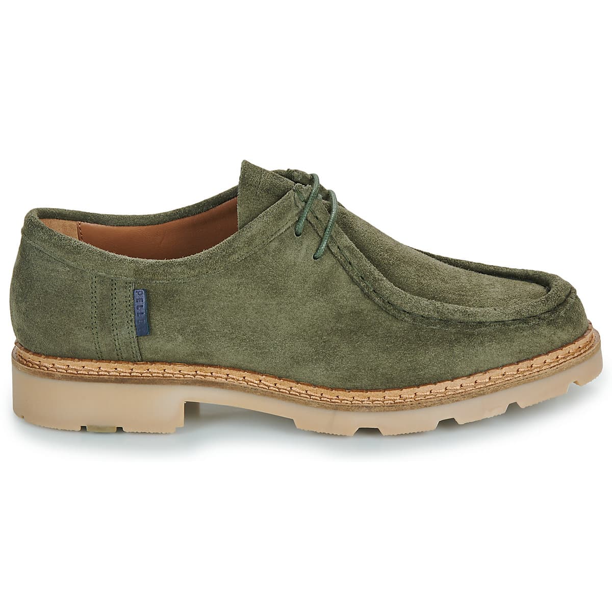 Men's Derby Shoes Pellet Khaki
