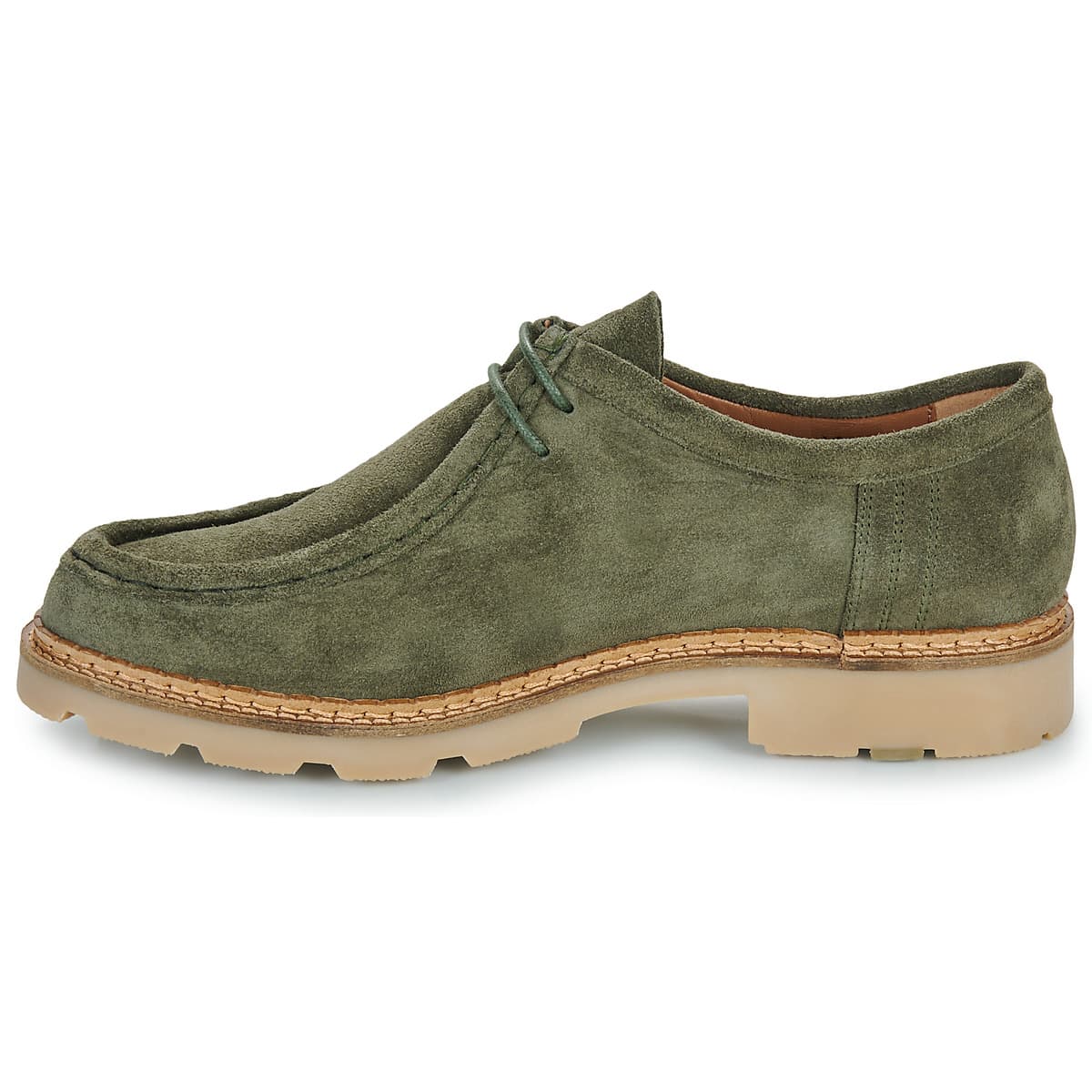 Men's Derby Shoes Pellet Khaki