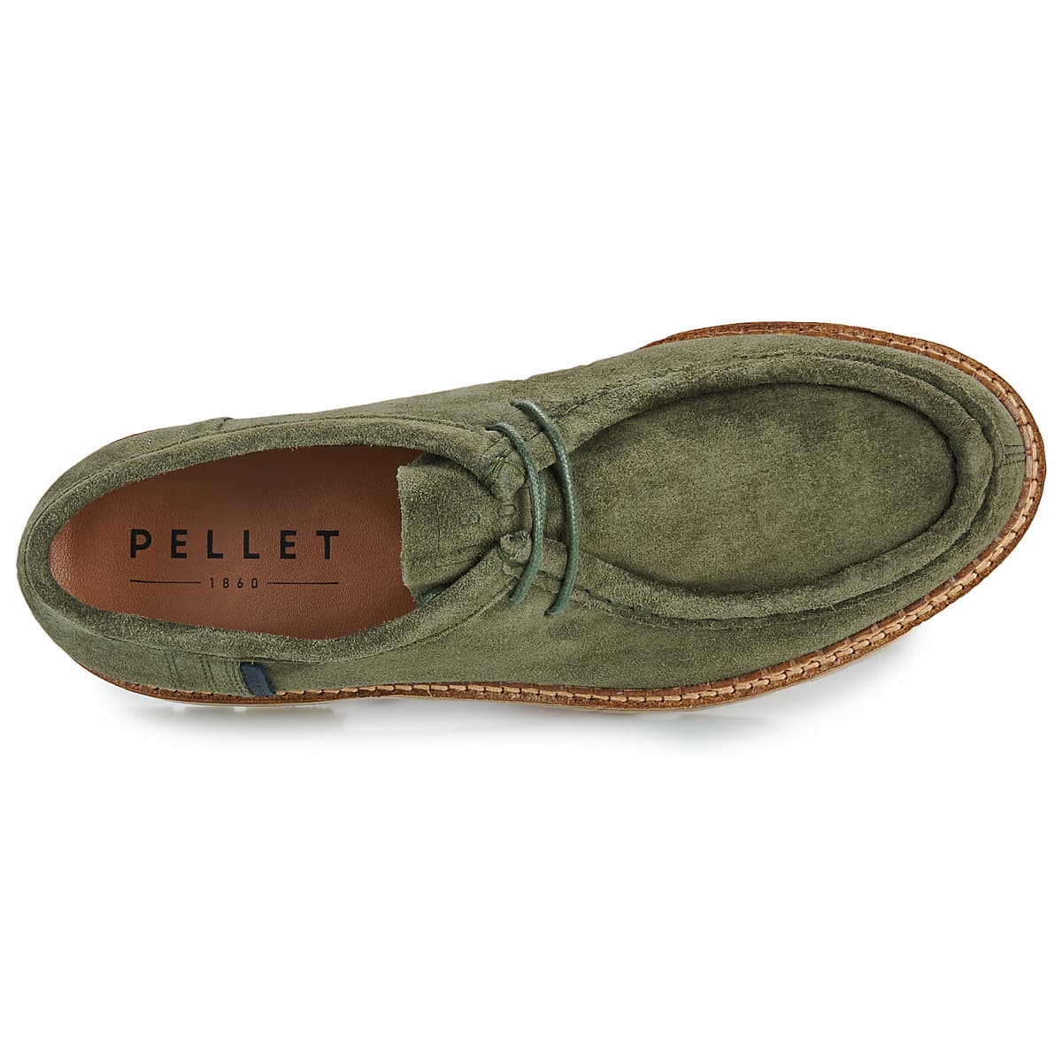 Men's Derby Shoes Pellet Khaki