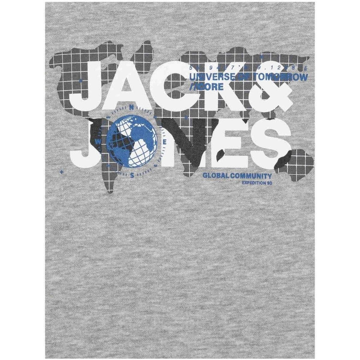 Boys' T-Shirts Jack & Jones Gray