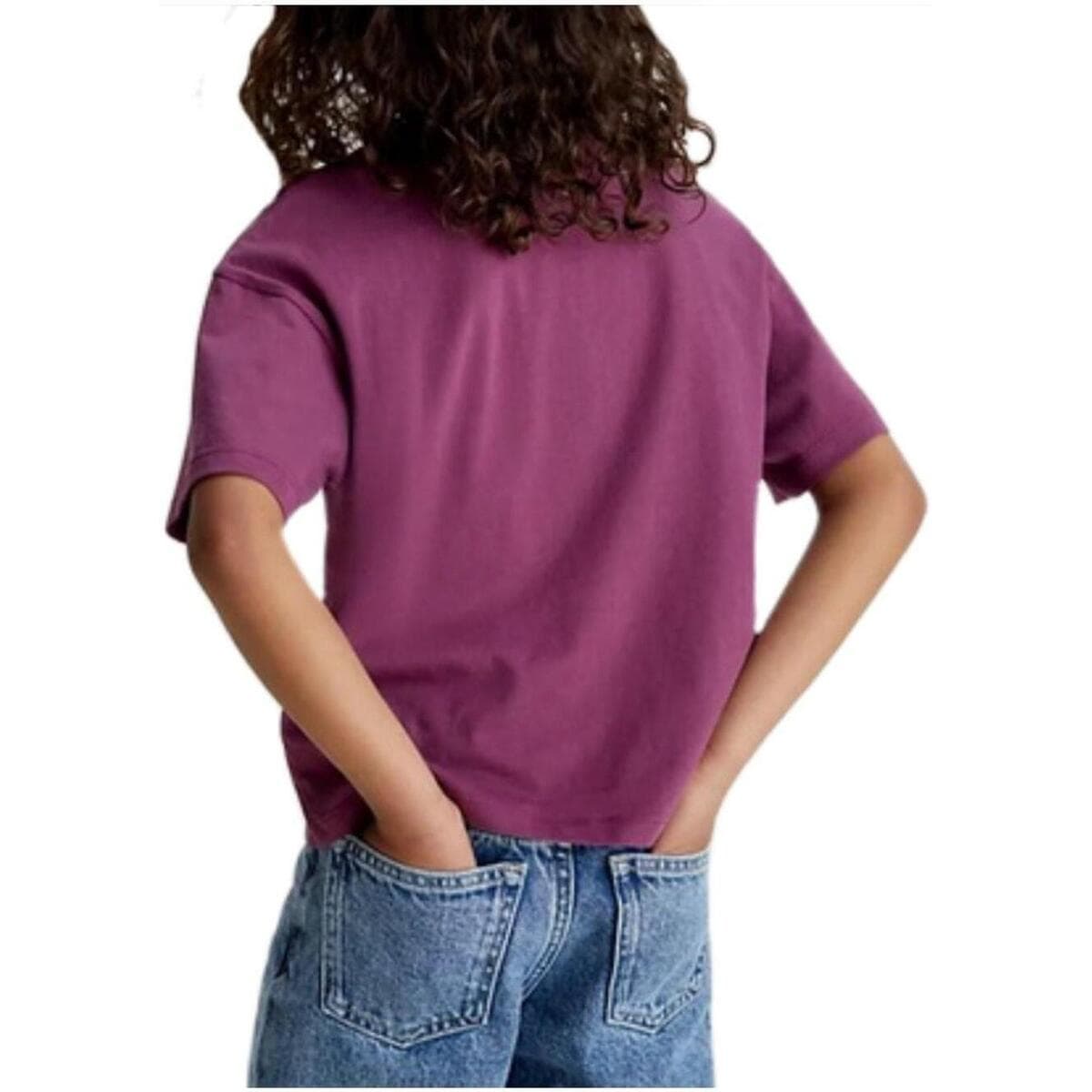 Girls' T-Shirts Calvin Klein Purple