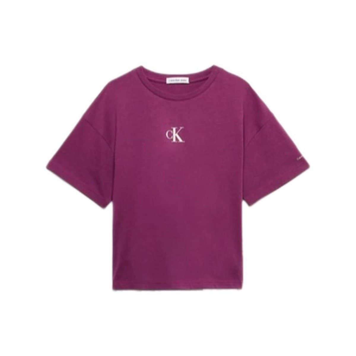 Girls' T-Shirts Calvin Klein Purple