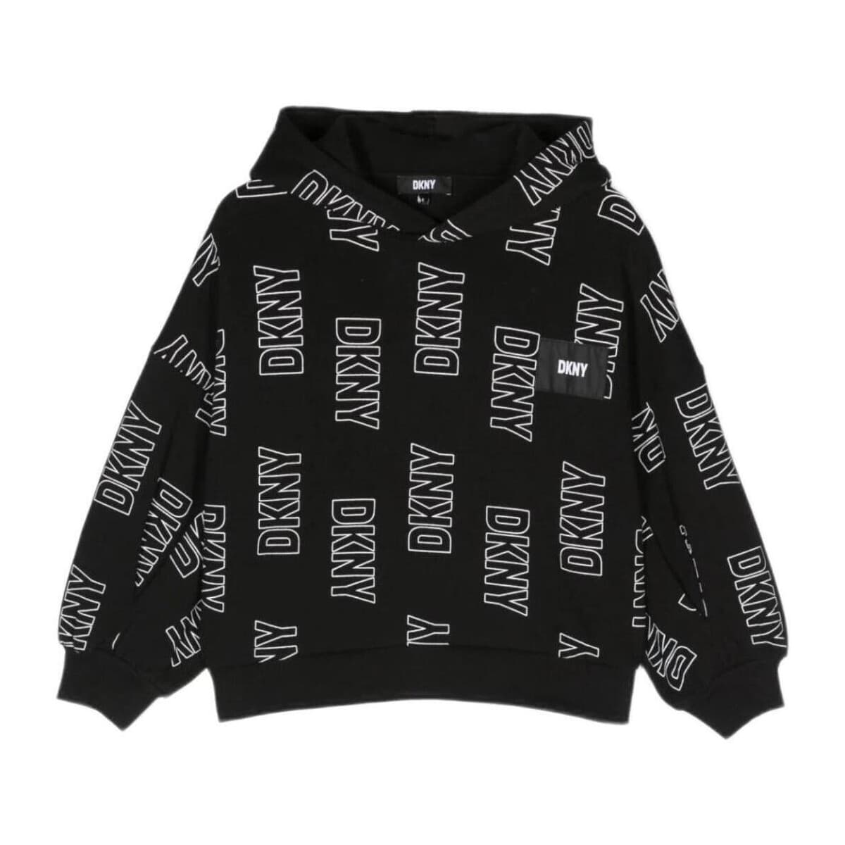 T-shirt με κουκούλα Dkny D35T13 M41