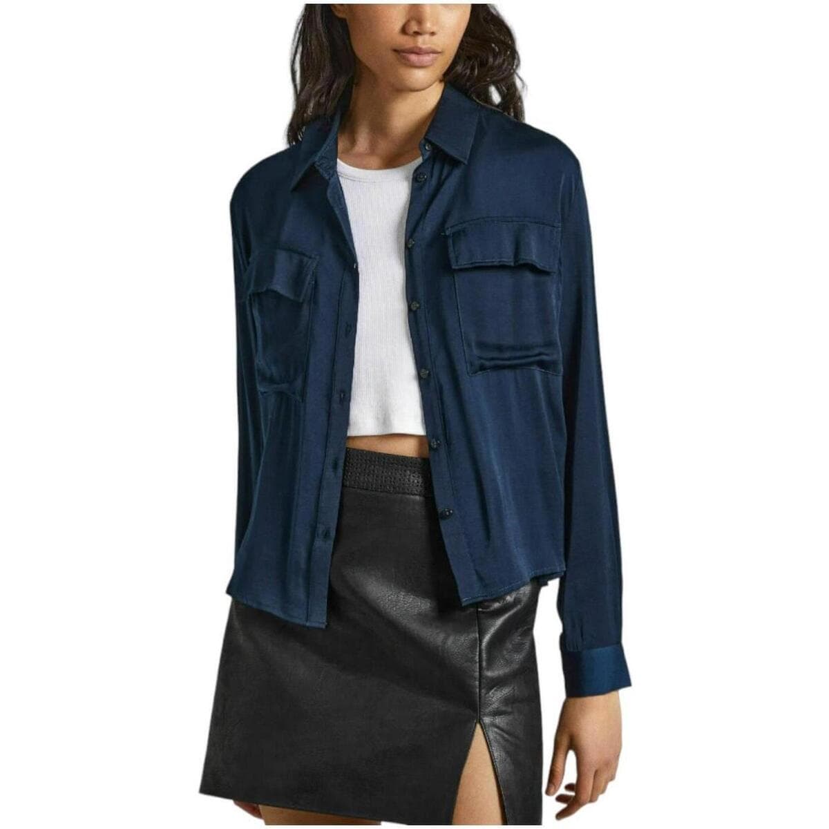 Women's T-Shirts Pepe Jeans Blue