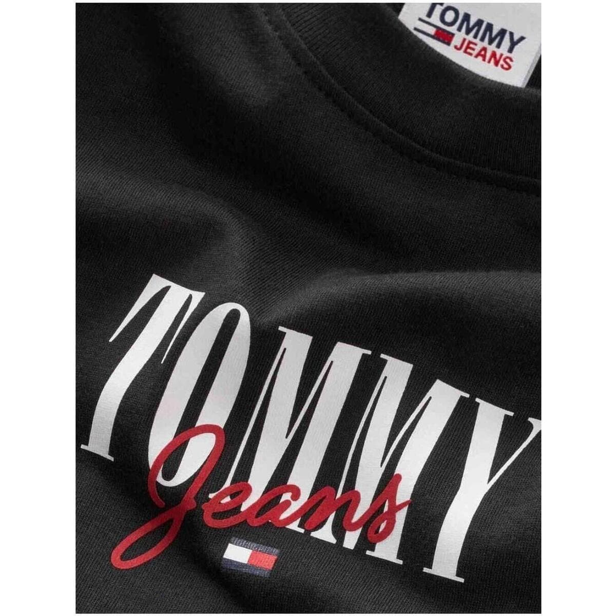 Women's T-Shirts Tommy Hilfiger Black