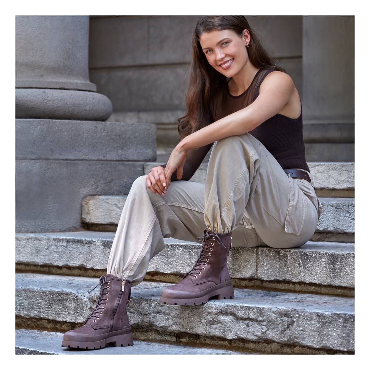 Women's Ankle Boots Xti Brown