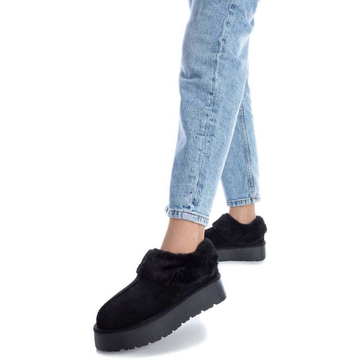 Women's House Slippers Xti Black