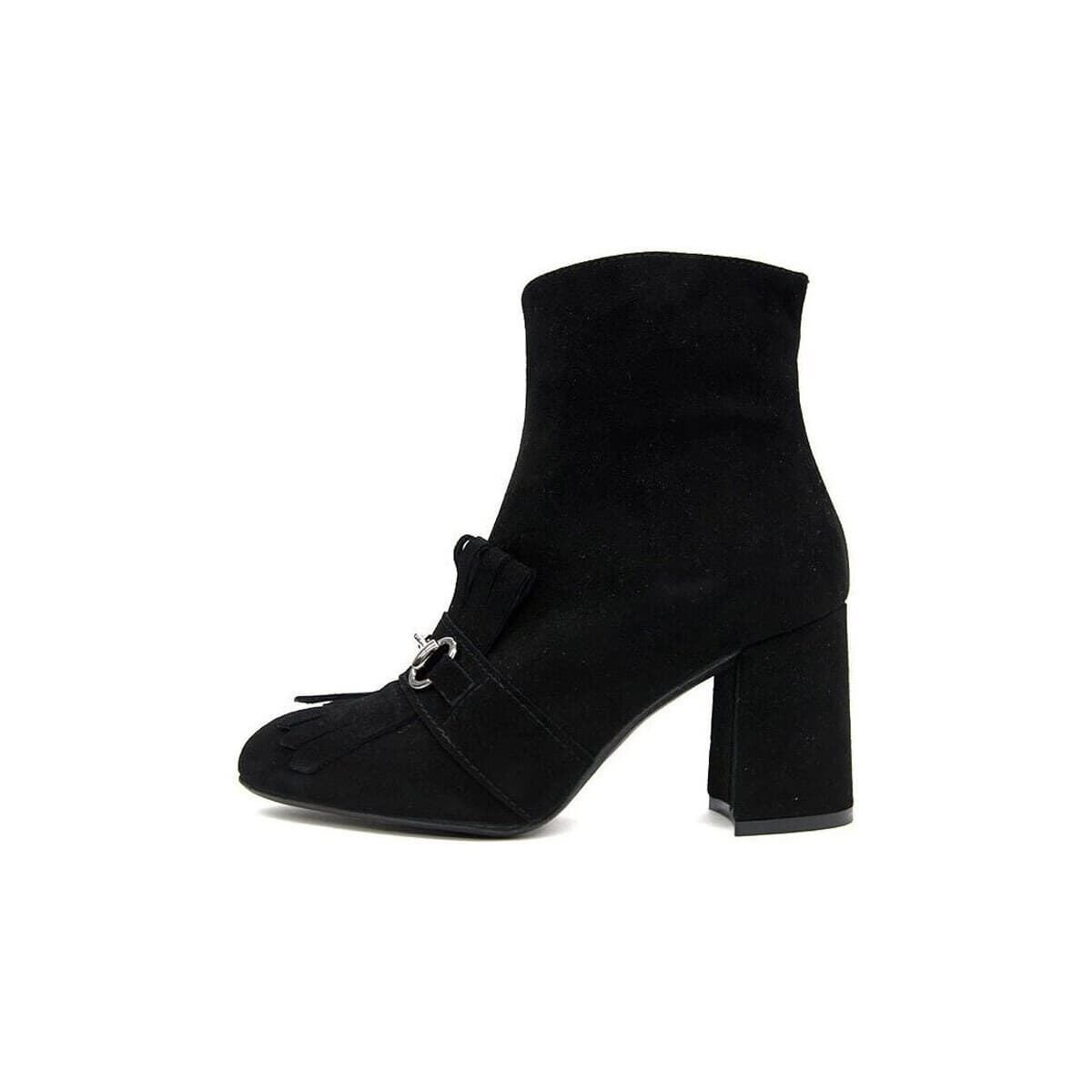 Μποτάκια/Low boots Once SUEDE HIGH HEEL ANKLE BOOTS WOMEN
