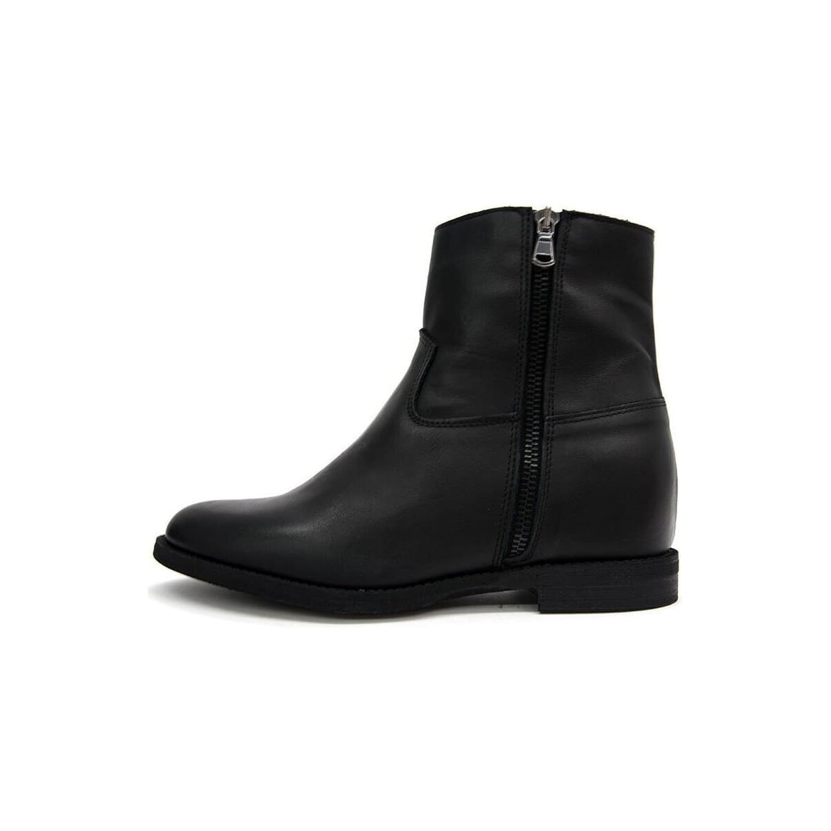 Μποτάκια/Low boots Once LEATHER ANKLE BOOTS WOMEN