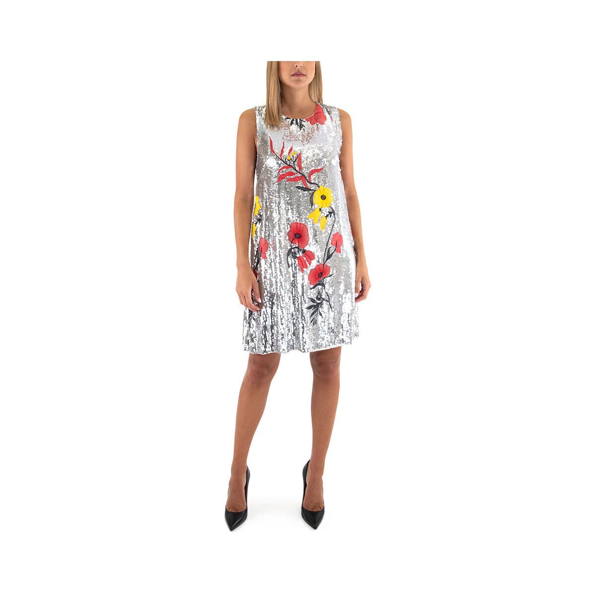 Φορέματα C.manolo SEQUINED FLORAL DRESS WOMEN MANOLO