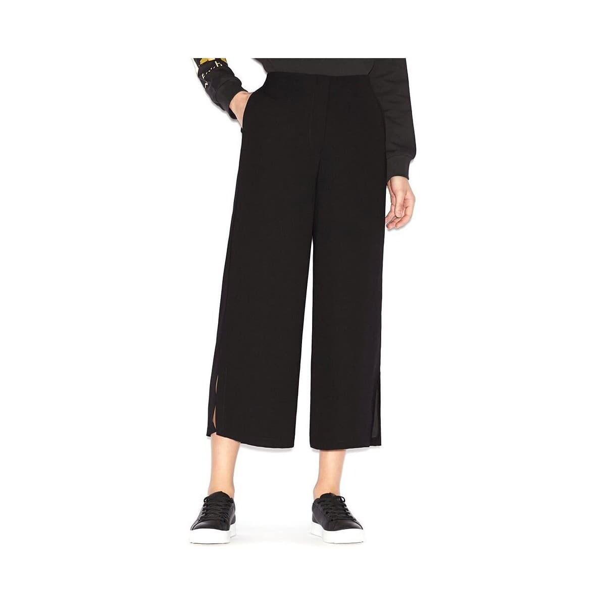 Παντελόνια EAX CROPPED RELAXED WIDE LEG PANTS WOMEN