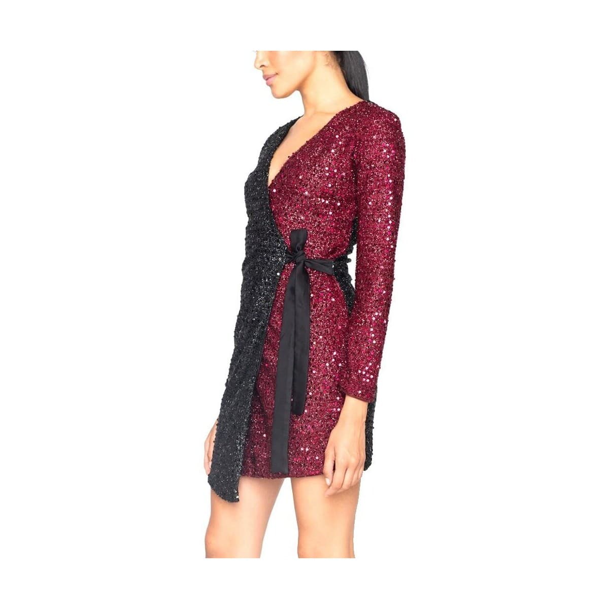 Φορέματα Lace FAUX LEATHER DRESS WOMEN