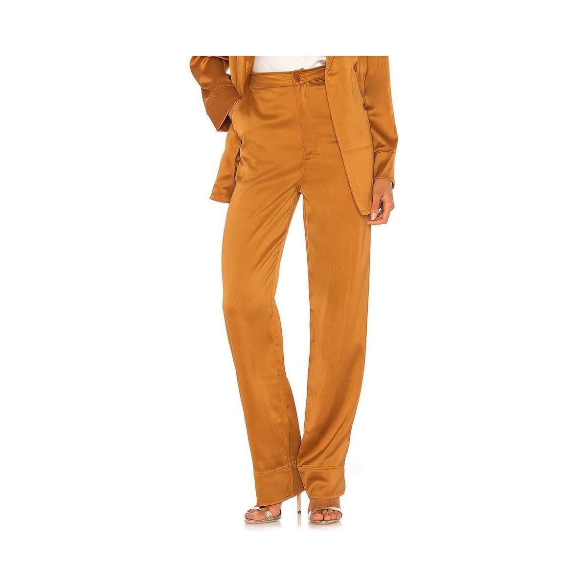 Παντελόνια Kendall & Kylie KKC.9W1.041.013 PRINTED SATIN CAMO PANTS WOMEN KENDALL KYLIE