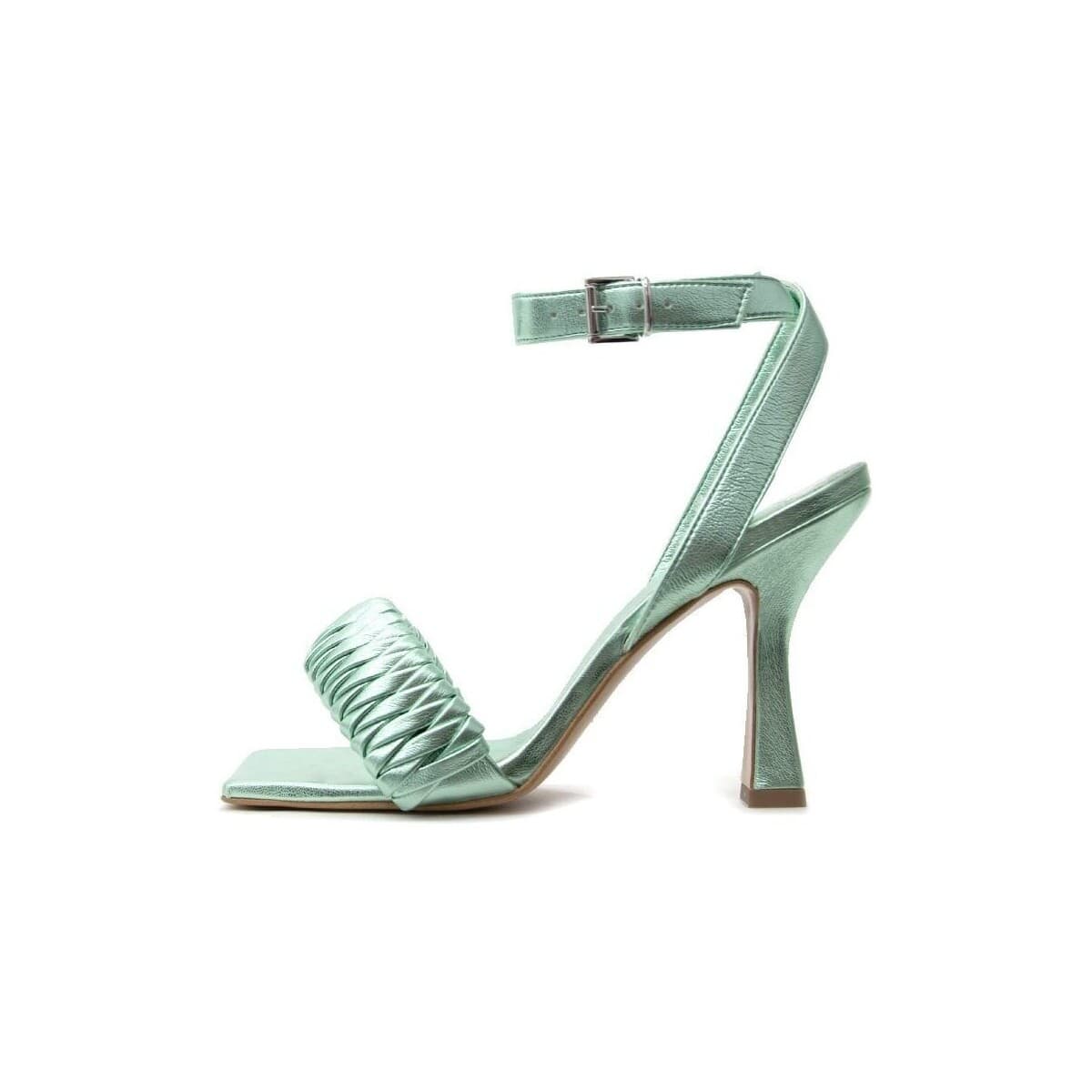 Σανδάλια με τακούνι Divine Follie LEATHER HIGH HEEL SANDALS WOMEN