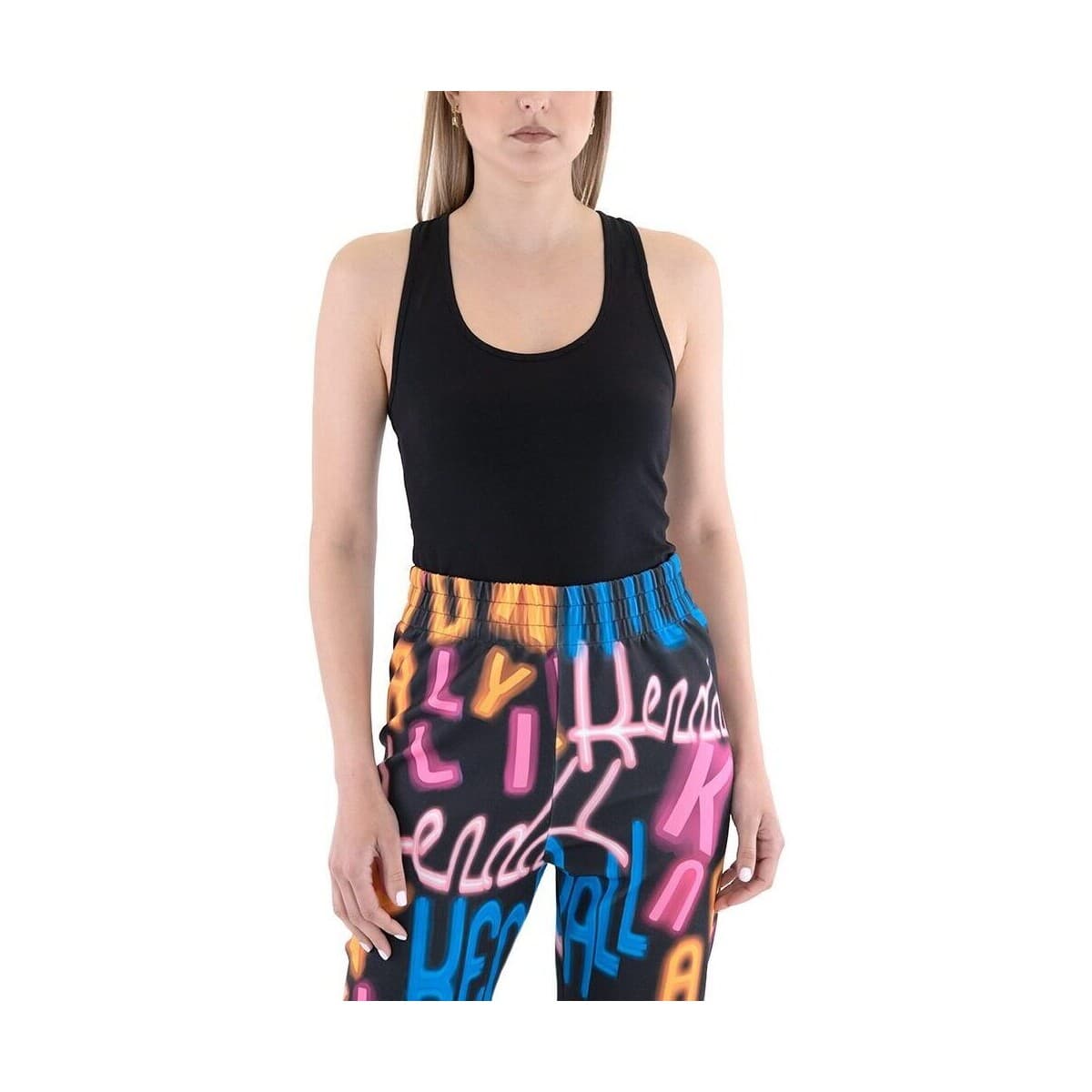 Μπλουζάκια με μακριά μανίκια Kendall & Kylie KKW.2S1.014.001 BACKLINE BODYSUIT WOMEN KENDALL KYLIE