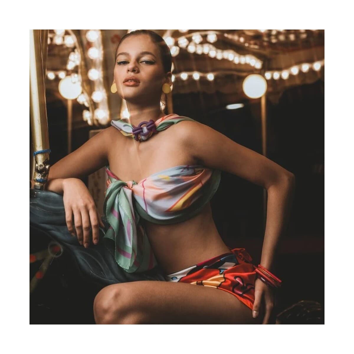 Women's Scarves Emmanuelle Silk Multicolor