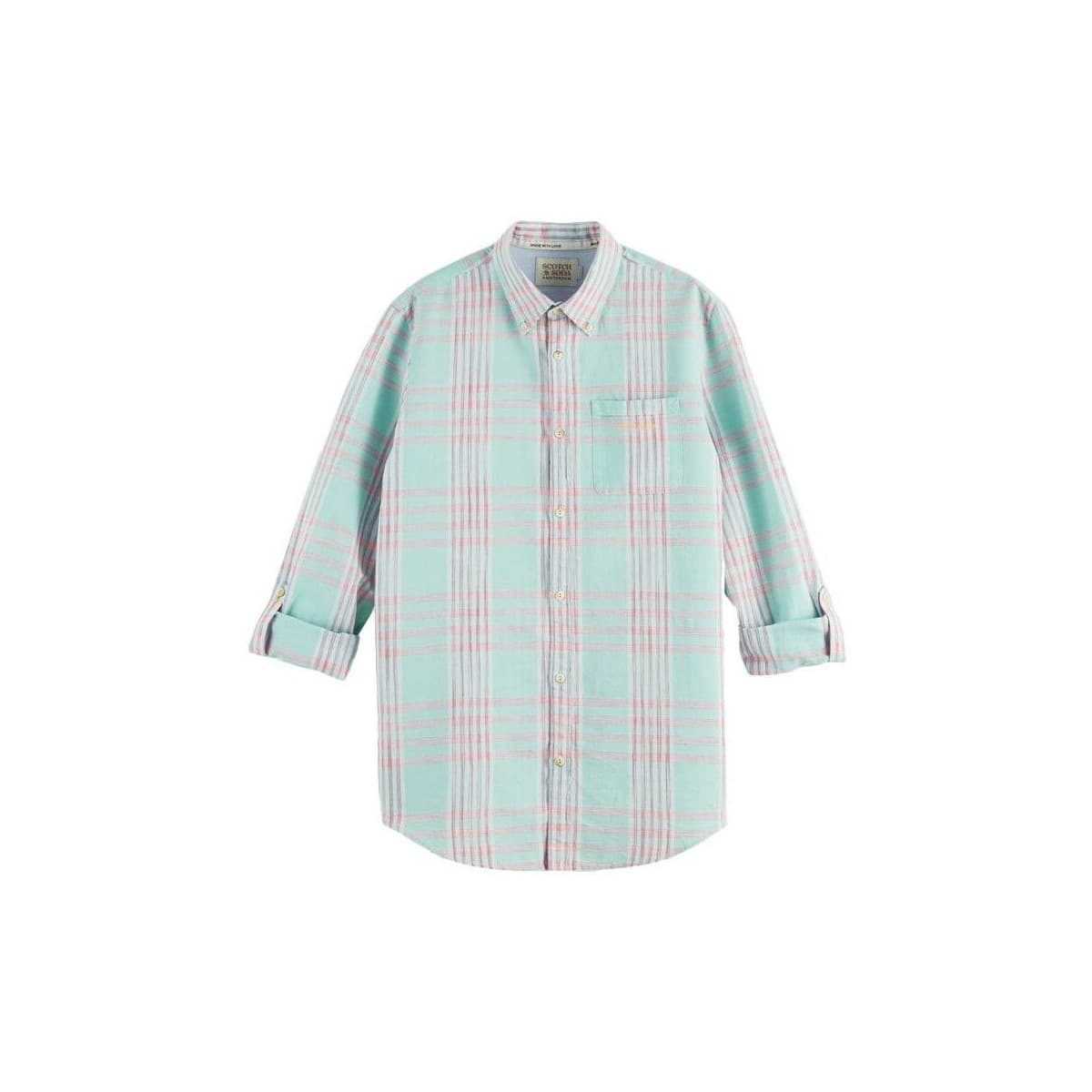 Πουκάμισο με μακριά μανίκια Scotch & Soda YARN DYED REGULAR FIT SHIRT MEN SCOTCH SODA