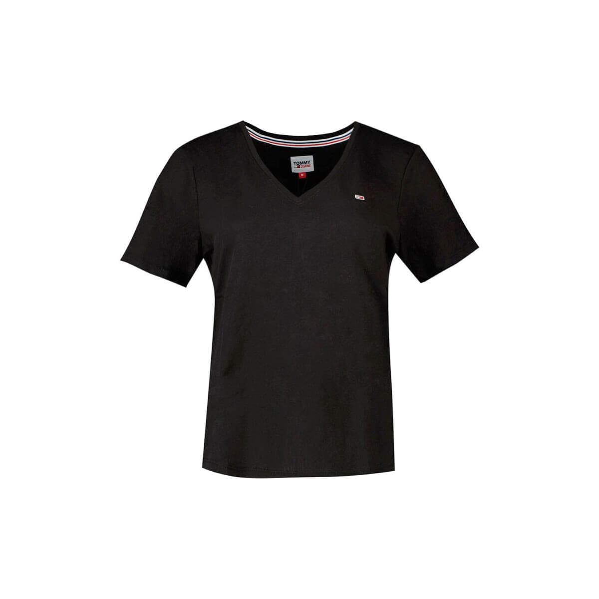 T-shirt με κοντά μανίκια Tommy Hilfiger TOMMY JEANS V NECK SLIM FIT T-SHIRT WOMEN