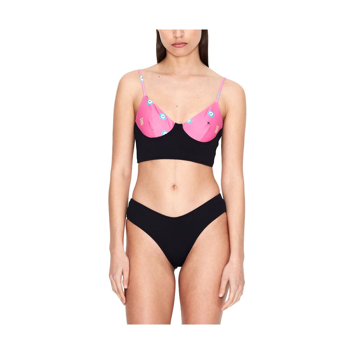 Μαγιό Nadia Rapti SEE SHINE BLACK BIKINI SET WOMEN