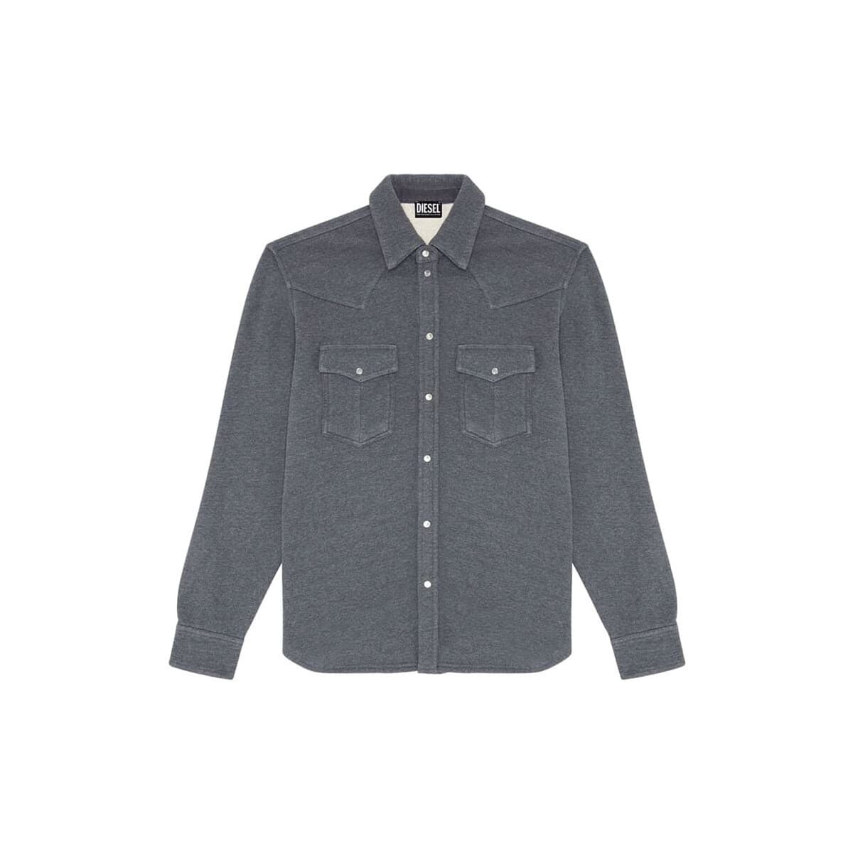 Men's Shirts Diesel Gray