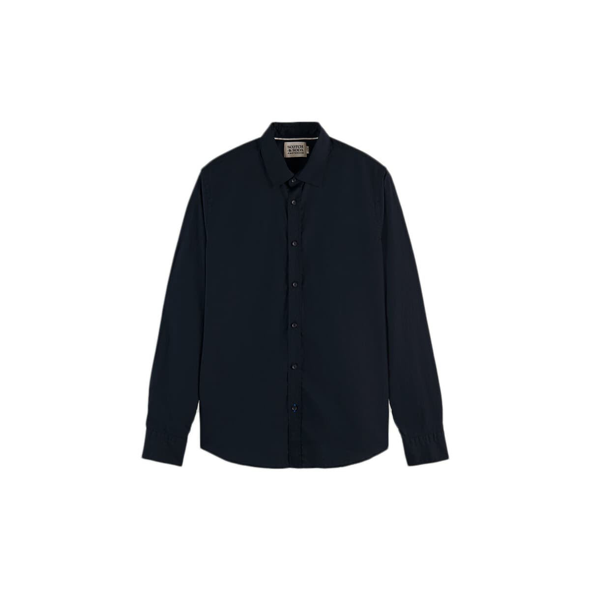 Πουκάμισο με μακριά μανίκια Scotch & Soda SOLID SLIM FIT SHIRT MEN SCOTCH SODA