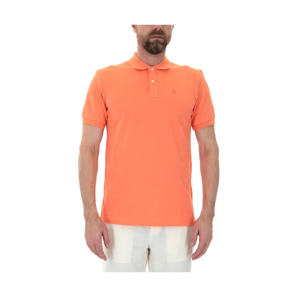 T-shirt με κοντά μανίκια Scotch & Soda ESSENTIALS CLASSIC PIQUE POLO T-SHIRT MEN SCOTCH SODA
