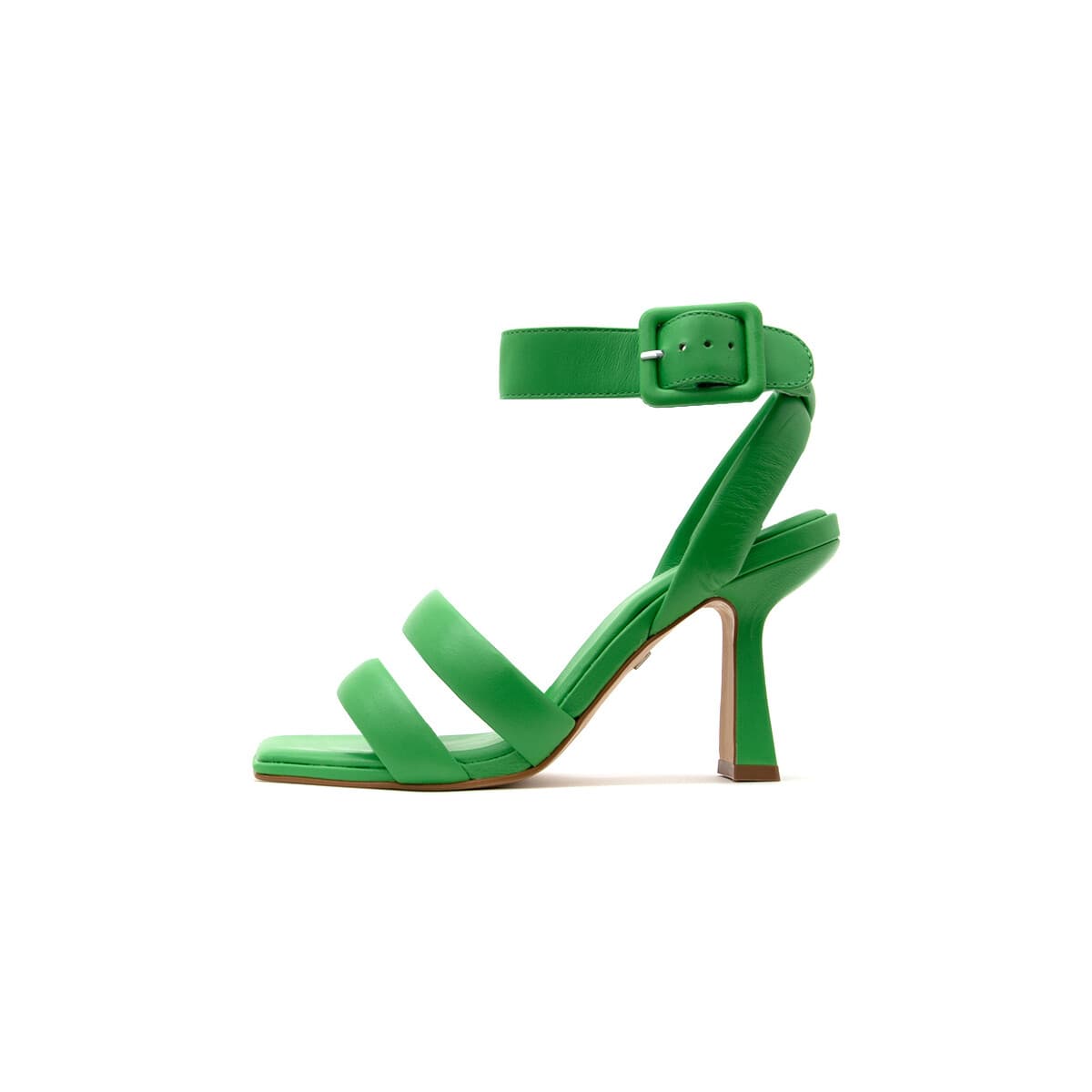 Σανδάλια με τακούνι Carrano E57144 LEATHER HIGH HEEL SANDALS WOMEN