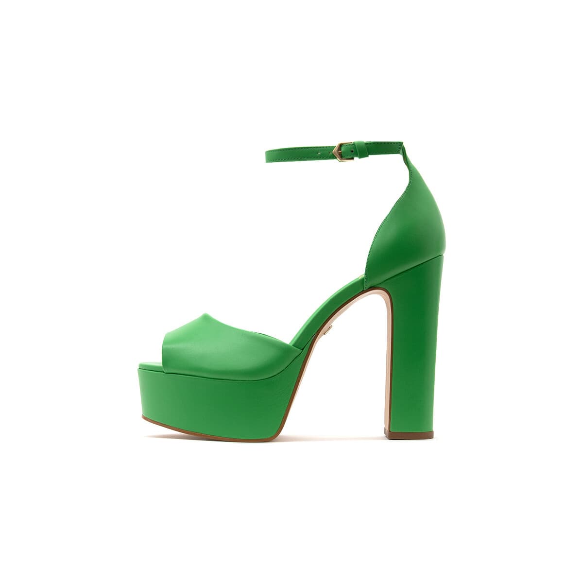 Σανδάλια με τακούνι Carrano E57173 LEATHER HIGH HEEL SANDALS WOMEN