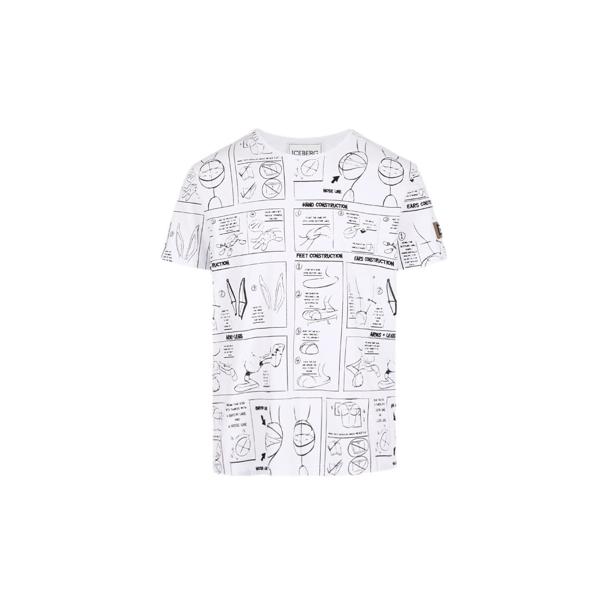 T-shirt με κοντά μανίκια Iceberg JERSEY T-SHIRT MEN