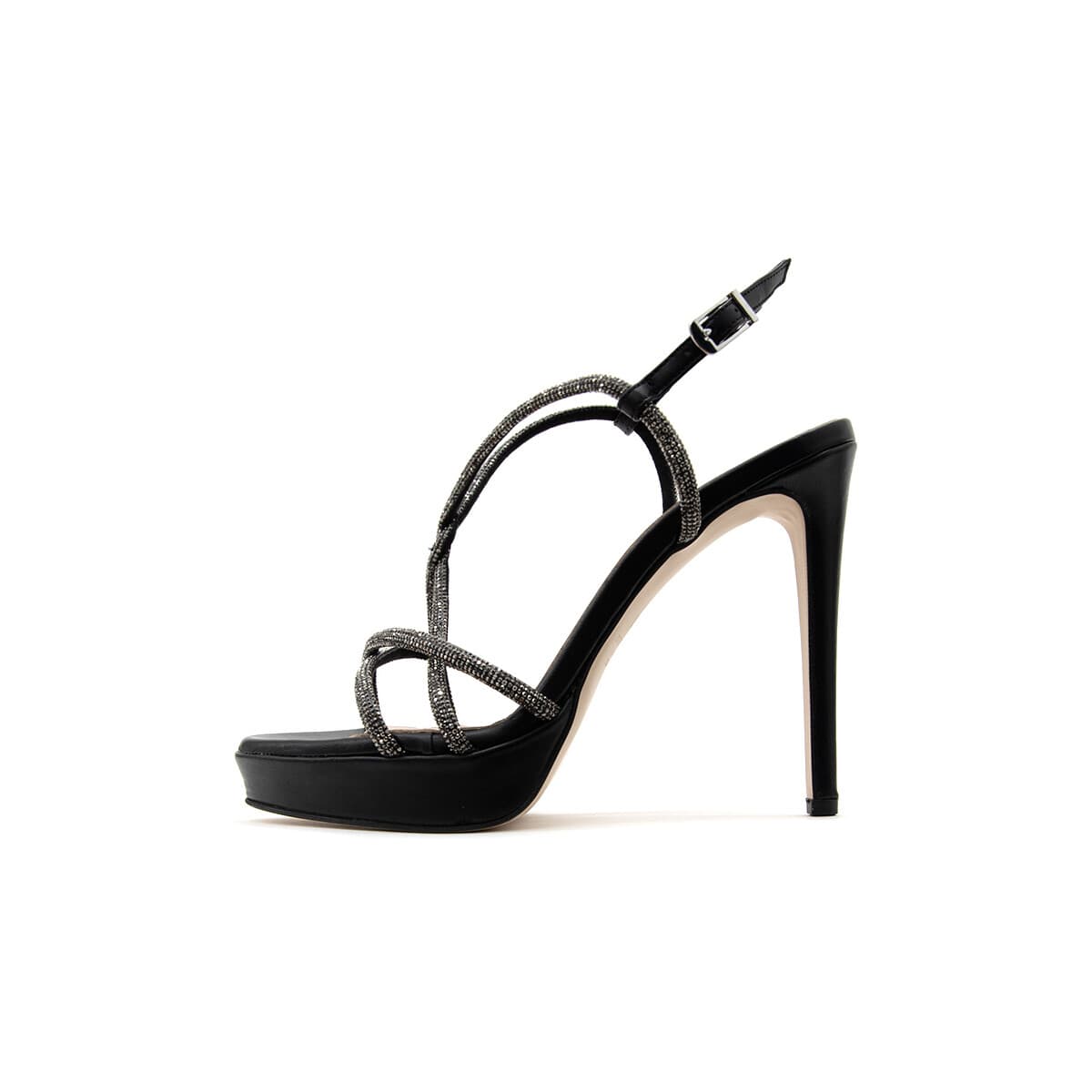 Σανδάλια με τακούνι Fardoulis LEATHER HIGH HEEL SANDALS WOMEN