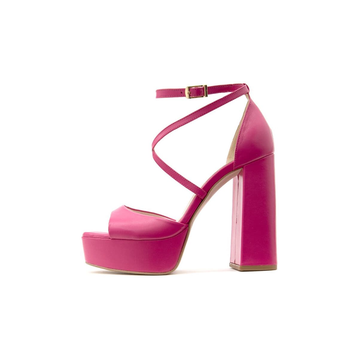 Σανδάλια με τακούνι Fardoulis LEATHER HIGH HEEL SANDALS WOMEN FAEDOULIS