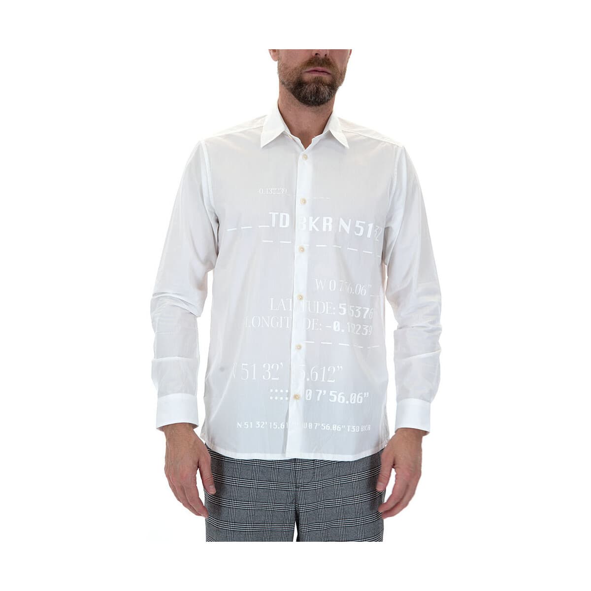 Πουκάμισο με μακριά μανίκια Ted Baker RENWICH CO-ORDINATE PRINT SHIRT MEN