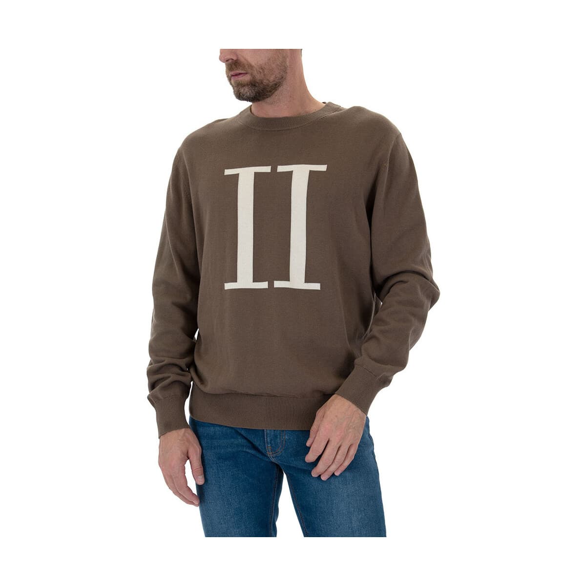 Μπλουζάκια με μακριά μανίκια Les Deux ENCORE KNITTED INTARSIA SWEATER MEN