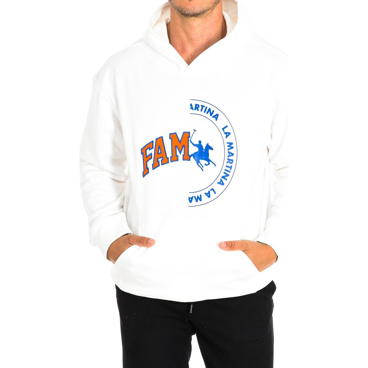 T-shirt με κουκούλα La Martina 11M090-FP533-00018