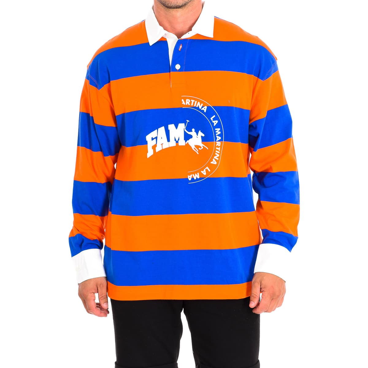 Πόλο με μακριά μανίκια La Martina 11M096-JS334-S7340