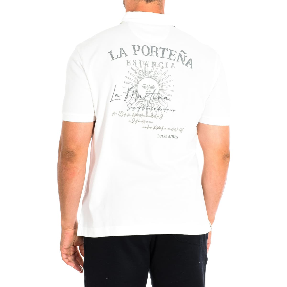 Men's Polo Shirts La Martina White