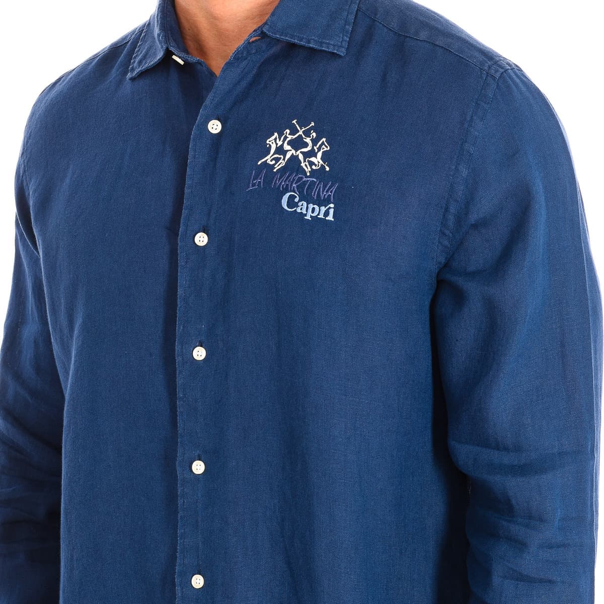 Men's Shirts La Martina Blue